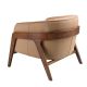 Fotolii - Fotoliu cu design modern piele naturala Brown