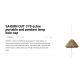 Pendule - Lustra exterior suspendata portabila IP65 SAIGON OUT C70 ochre