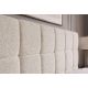 Paturi - Pat PRESTIGE 160x200cm boucle gri cu spatiu de depozitare
