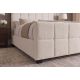 Paturi - Pat PRESTIGE 160x200cm boucle gri cu spatiu de depozitare