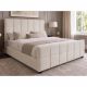 Pat PRESTIGE 160x200cm boucle gri cu spatiu de depozitare