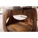 Masute Living - Masuta de cafea rotunda ORGANIC LOOP 60cm Sheesham