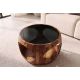 Masute Living - Masuta de cafea rotunda ORGANIC LOOP 60cm Sheesham