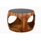 Masute Living - Masuta de cafea rotunda ORGANIC LOOP 60cm Sheesham