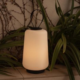 Lampi decorative si solare - Lampa portabila exterior IP54 MUNA alba