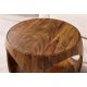 Masute Living - Masuta de cafea rotunda ORGANIC LOOP 60cm Sheesham