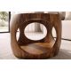 Masute Living - Masuta de cafea rotunda ORGANIC LOOP 60cm Sheesham