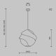 Pendule, Lustre suspendate - Lustra, Pendul modern Bloom 40cm
