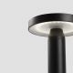 Lampi decorative si solare - Lampa portabila exterior solara IP44 CAIRO negru