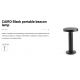 Lampi decorative si solare - Lampa portabila exterior solara IP44 CAIRO negru