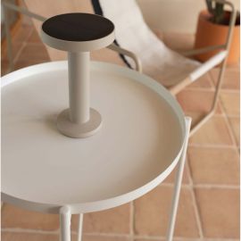 Lampi decorative si solare - Lampa portabila exterior solara IP44 CAIRO sand