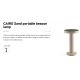 Lampi decorative si solare - Lampa portabila exterior solara IP44 CAIRO sand