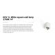Aplice - Aplica LED exterior ambiental IP65 KOV 1L White square 6W 2700K