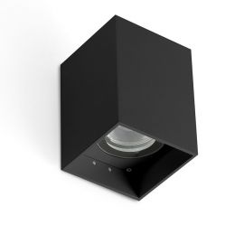 Aplice - Aplica LED exterior ambiental IP65 KOV 1L Black square 6W 2700K