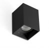 Aplica LED exterior ambiental IP65 KOV 1L Black square 6W 2700K