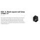 Aplice - Aplica LED exterior ambiental IP65 KOV 1L Black square 6W 2700K