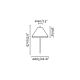 Tarusi - Lampa cu tarus exterior IP65 SAIGON OUT C70 olive green