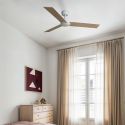 Ventilator cu telecomanda RUDDER 3 S alb/frasin