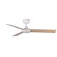 Lustre cu ventilator - Ventilator cu telecomanda RUDDER 3 S alb/frasin