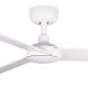 Lustre cu ventilator - Ventilator cu telecomanda RUDDER 3 S alb/frasin