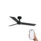 Lustre cu ventilator - Ventilator tavan smart sistem TUYA si telecomanda RUDDER 3 S negru/nuc