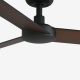 Lustre cu ventilator - Ventilator tavan smart sistem TUYA si telecomanda RUDDER 3 S negru/nuc