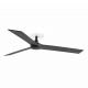 Ventilator incastrabil tavan cu telecomanda RUDDER 3 L negru/nuc
