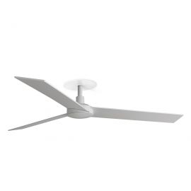 Lustre cu ventilator - Ventilator incastrabil tavan cu telecomanda RUDDER 3 L alb/frasin