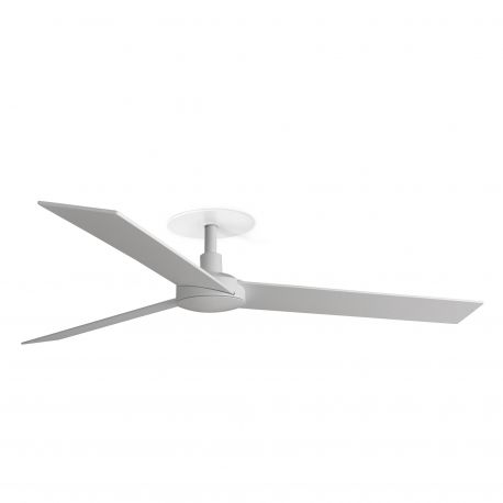 Lustre cu ventilator - Ventilator incastrabil tavan cu telecomanda RUDDER 3 L alb/frasin