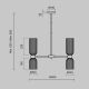 Candelabre, Lustre - Lustra, Candelabru design modern Antic Alb