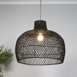 Pendule, Lustre suspendate - Lustra/Pendul din ratan design decorativ Bell 50cm