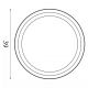 Plafoniere - Plafoniera LED design circular Saucer 39cm