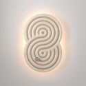Aplica de perete LED ceramica bej Rock garden 