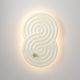 Aplice, corpuri de iluminat pentru pereti - Aplica de perete LED ceramica alba Rock garden