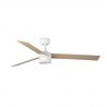 Lustra LED cu Ventilator tavan cu telecomanda RUDDER TEK 3 L alb/frasin 2700K