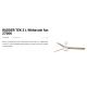 Lustre cu ventilator - Lustra LED cu Ventilator tavan cu telecomanda RUDDER TEK 3 L alb/frasin 2700K