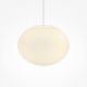 Pendule, Lustre suspendate - Lustra alba cu 3 pendule LED Spume