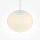 Pendule, Lustre suspendate - Lustra alba cu 3 pendule LED Spume