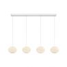 Lustra alba cu 3 pendule LED Spume