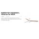 Lustre cu ventilator - Lustra LED cu Ventilator incastrabil tavan cu telecomanda RUDDER TEK 3 L alb/frasin 4000K