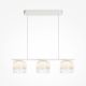 Pendule, Lustre suspendate - Lustra LED design modern Spirito alb