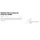 Lustre cu ventilator - Lustra LED cu Ventilator tavan cu telecomanda RUDDER TEK 3 S alb/frasin 3000K