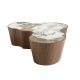 Masute Living - Masuta de cafea cu forme organice Porcelain Marble Walnut