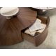 Masute Living - Masuta de cafea rotunda Walnut