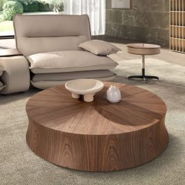 Masute Living - Masuta de cafea rotunda Walnut