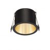 Spot incastrabil tavan GU10 Moal negru/auriu