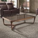 Masuta de cafea design LUX Smoked brown