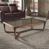 Masuta de cafea design LUX Smoked brown