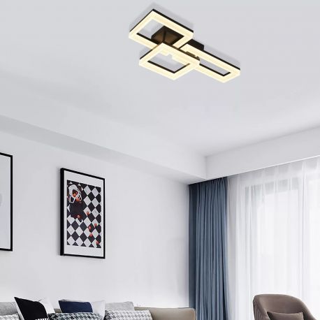 Plafoniere - Plafoniera LED design geometric Wall Art II 32x60cm