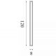 Aplice - Aplica exterior liniara 120cm IP65 LED Bordo II Square
